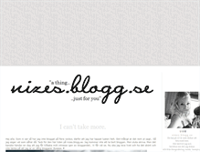 Tablet Screenshot of nizes.blogg.se