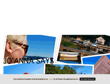 Tablet Screenshot of johannasten.blogg.se