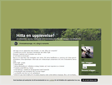 Tablet Screenshot of hittaupplevelse.blogg.se