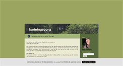 Desktop Screenshot of kariningeborg.blogg.se