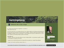 Tablet Screenshot of kariningeborg.blogg.se