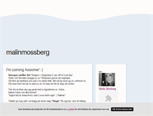 Tablet Screenshot of malinmossberg.blogg.se