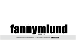 Desktop Screenshot of fannylund.blogg.se