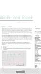 Mobile Screenshot of kroppochknopp.blogg.se