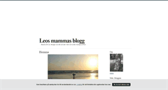 Desktop Screenshot of leosmammas.blogg.se