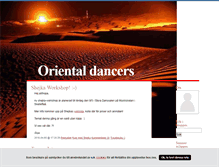 Tablet Screenshot of orientaldancers.blogg.se