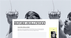 Desktop Screenshot of beforehollywood.blogg.se