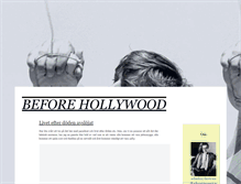 Tablet Screenshot of beforehollywood.blogg.se