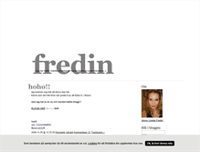 Tablet Screenshot of jennyfredin.blogg.se