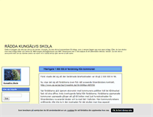 Tablet Screenshot of kungalvsskola.blogg.se