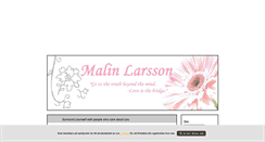 Desktop Screenshot of malinlarssson.blogg.se