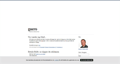 Desktop Screenshot of guero.blogg.se