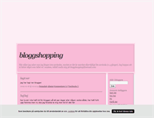 Tablet Screenshot of bloggshopping.blogg.se