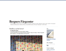 Tablet Screenshot of bergnersfargcenter.blogg.se