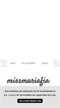 Mobile Screenshot of missmariafia.blogg.se