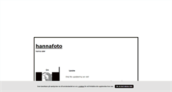 Desktop Screenshot of hannafoto.blogg.se