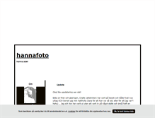 Tablet Screenshot of hannafoto.blogg.se