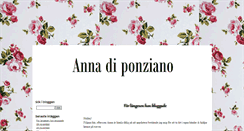 Desktop Screenshot of annaadiiponziano.blogg.se