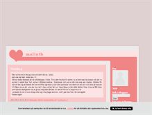 Tablet Screenshot of malintb.blogg.se