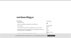 Desktop Screenshot of mariinaas.blogg.se