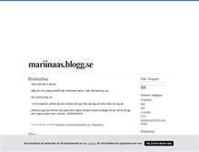 Tablet Screenshot of mariinaas.blogg.se