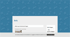 Desktop Screenshot of brk.blogg.se