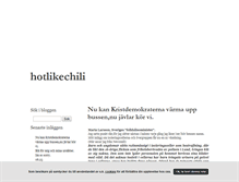 Tablet Screenshot of hotlikechili.blogg.se