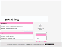 Tablet Screenshot of jenkus.blogg.se