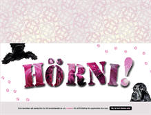 Tablet Screenshot of horni.blogg.se