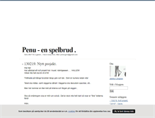 Tablet Screenshot of penu.blogg.se