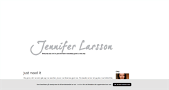 Desktop Screenshot of jenniferlarssonn.blogg.se
