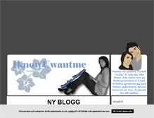 Tablet Screenshot of iknowuwantme.blogg.se