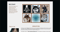 Desktop Screenshot of beccinam.blogg.se