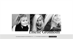 Desktop Screenshot of emeliegronholm.blogg.se