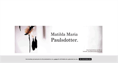 Desktop Screenshot of paulsdotter.blogg.se