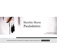Tablet Screenshot of paulsdotter.blogg.se