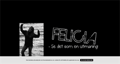 Desktop Screenshot of feliciaofsweden.blogg.se