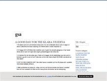 Tablet Screenshot of gsa.blogg.se