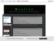 Tablet Screenshot of musfisk.blogg.se