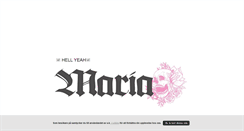 Desktop Screenshot of miaria.blogg.se