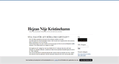 Desktop Screenshot of hejzankristinehamn.blogg.se