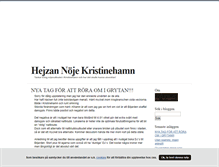 Tablet Screenshot of hejzankristinehamn.blogg.se