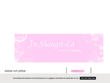 Tablet Screenshot of inshangrila.blogg.se