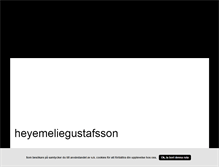 Tablet Screenshot of heyemeliegustafsson.blogg.se