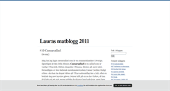 Desktop Screenshot of matblogglaura.blogg.se