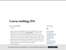 Tablet Screenshot of matblogglaura.blogg.se