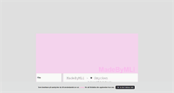 Desktop Screenshot of madebymli.blogg.se