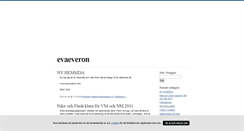 Desktop Screenshot of evaeveron.blogg.se