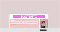 Desktop Screenshot of ponyboyz.blogg.se