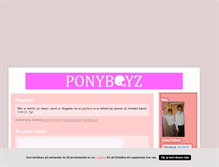 Tablet Screenshot of ponyboyz.blogg.se